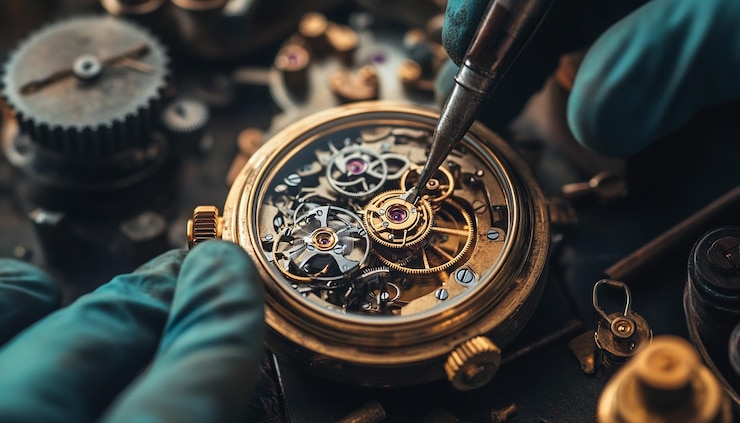 Reparatur eines Metalluhrenarmbands